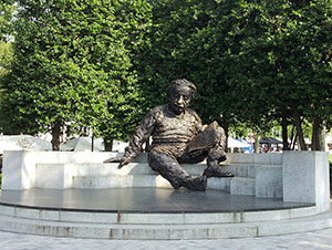 Photo of the Albert Einstein Memorial