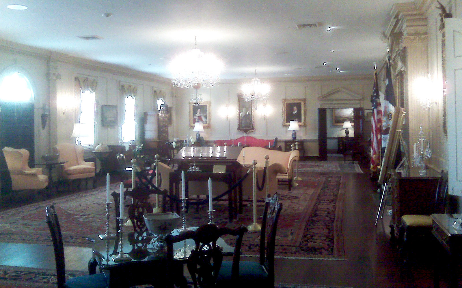 Photo of a U.S. State Department Reception Room