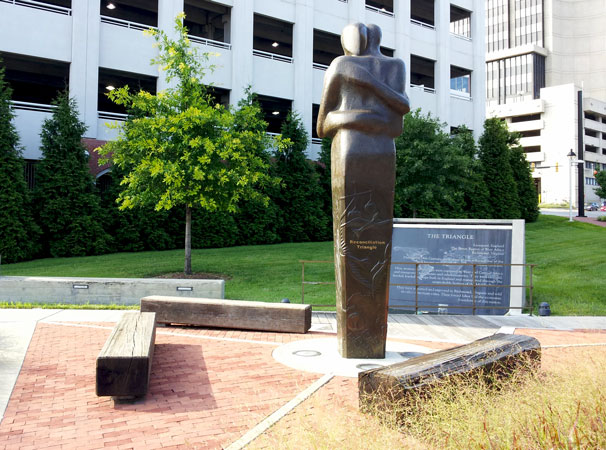 Photo of Triangle of Reconciliation in Richmond, VA